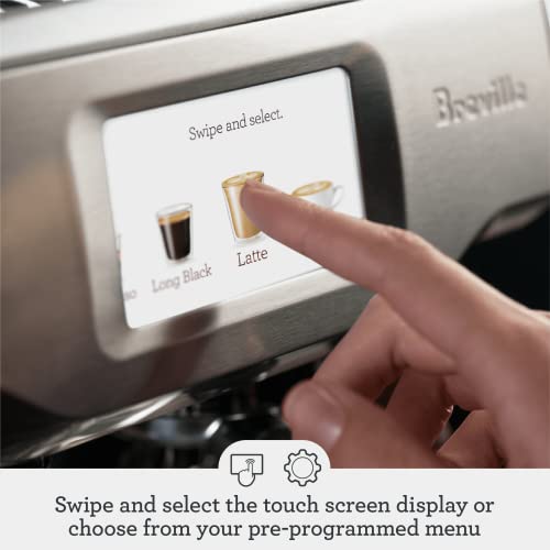 Breville Barista Touch Espresso Machine BES880BSS, Brushed Stainless Steel Y6746