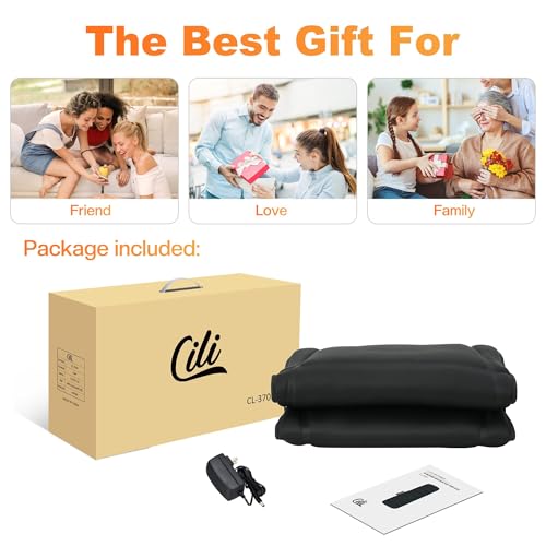 CILI Full Body Massage Mat with Heat and Vibration Q744