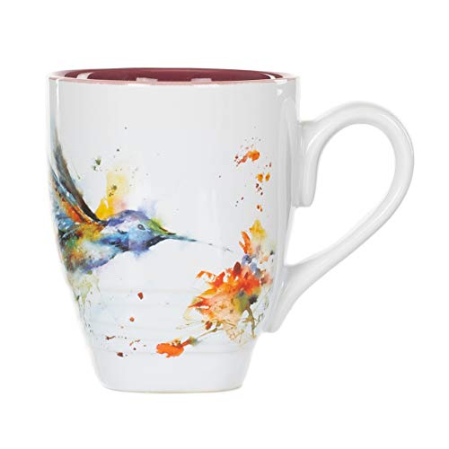 Dean Crouser Cardinal Watercolor Stoneware Mug 16 oz N1410
