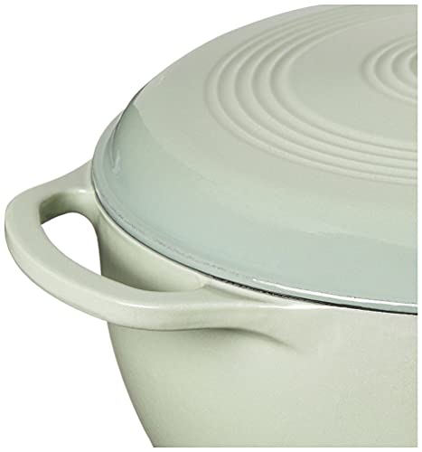 Lodge 6 Quart Enameled Cast Iron Dutch Oven with Lid, Indigo A835868