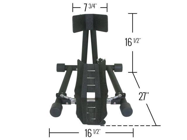 Baxley Trailer Adjustable Self-Locking Motorcycle Wheel Chock E326