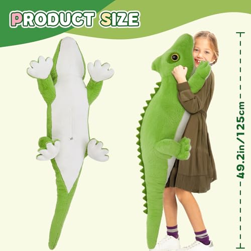 Tezituor 51 inch Giant Whale Shark Stuffed Animal Plush Pillow M152089