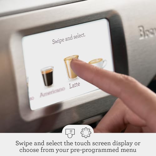 Breville Barista Touch Espresso Machine BES880BSS, Brushed Stainless Steel Y6746
