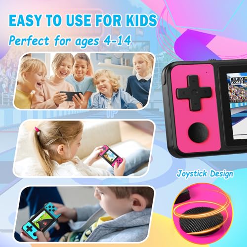 Beico 32 Bit Kids Handheld Games with 139 Preloaded Video Games, Blue-Red H196