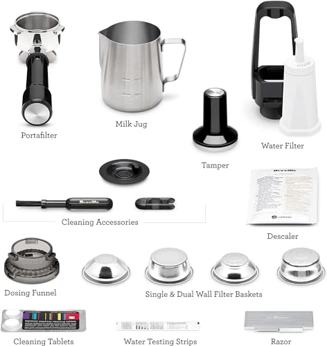 Breville Barista Touch Espresso Machine BES880BSS, Brushed Stainless Steel Y6746