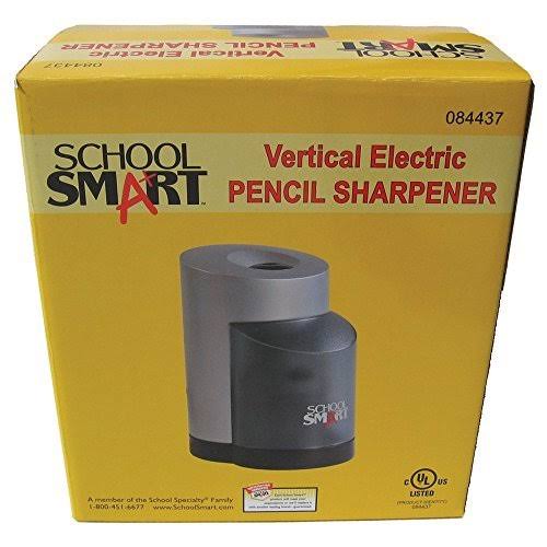 School Smart Vertical Heavy Duty Electric Pencil Sharpener with 12 Pack Teaching R190