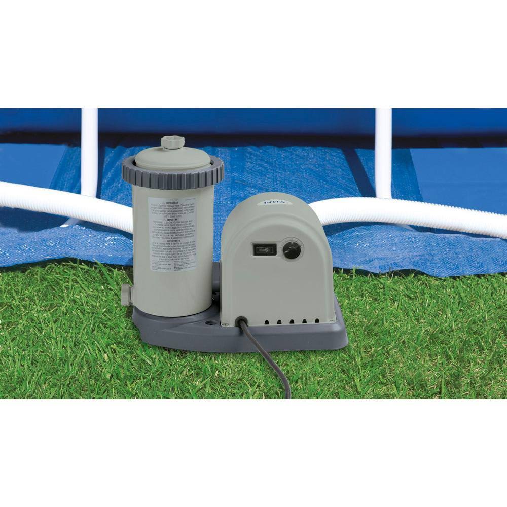 Intex 18ft x 48in Easy Set Above Ground Pool with Filter Cartridge L68205