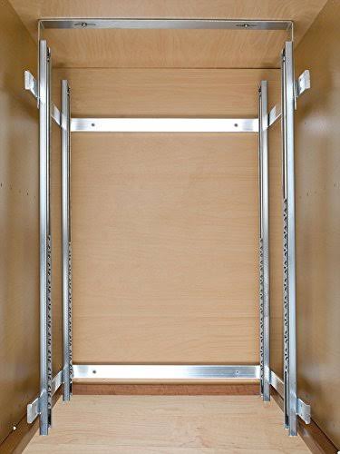 Rev-A-Shelf 5CW2-1222-CR 12 in. Pull-Out 2-Tier Cabinet Cookware Organizer Z815