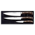 Wusthof Ikon Set 3 Knives African Black