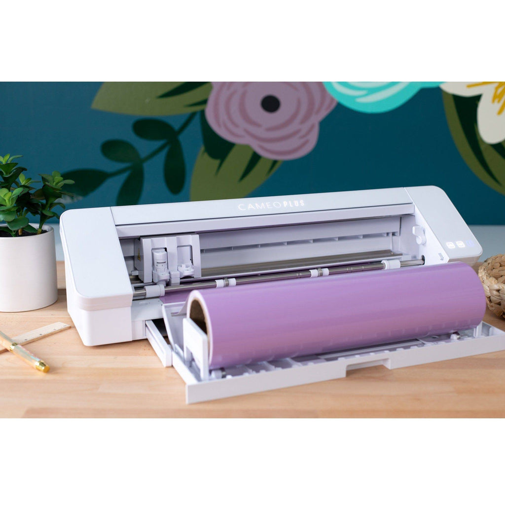 Silhouette White Cameo 4 Plus 15x22 with Blade Pack, Vinyl, HTV, Pens K5072