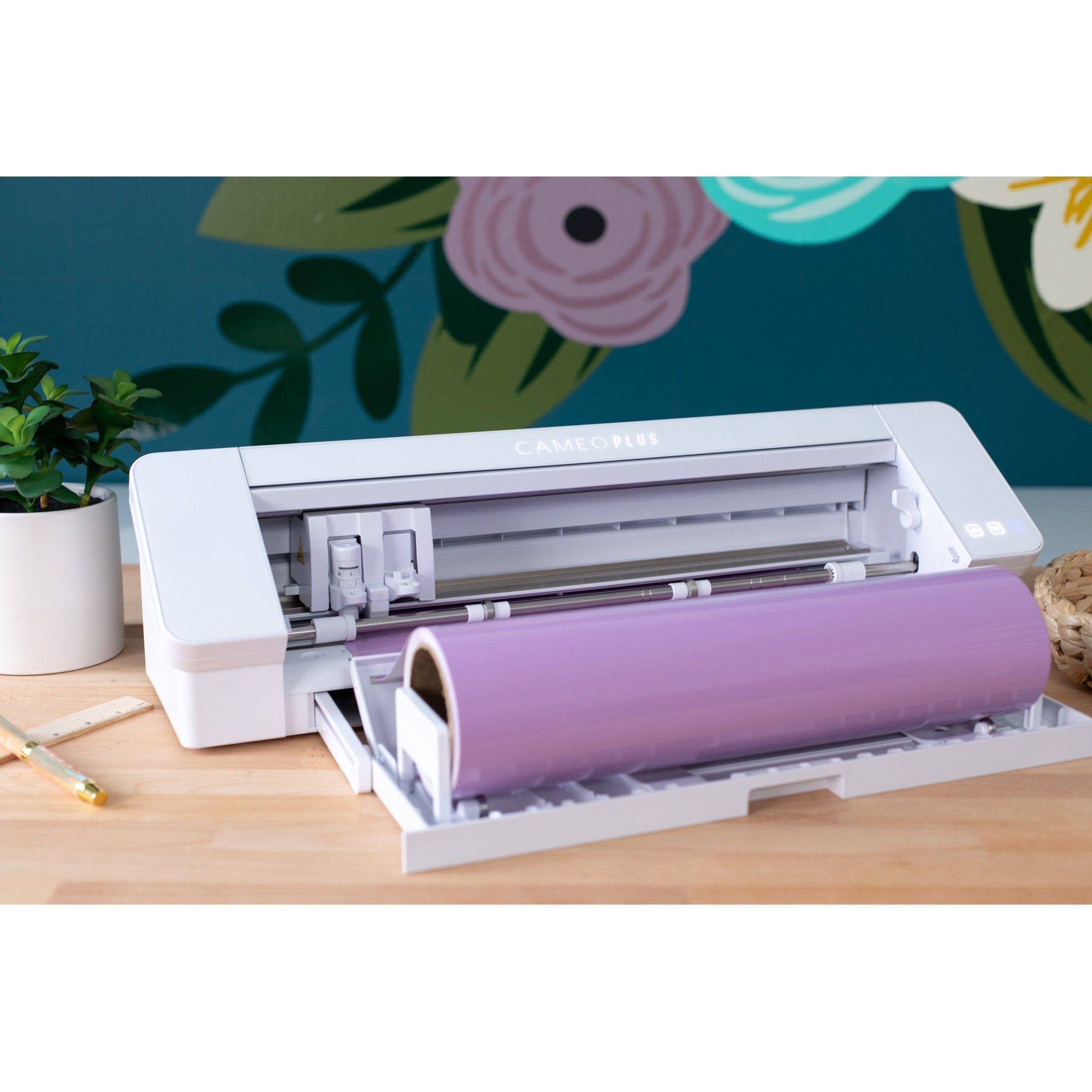 Silhouette White Cameo 4 Plus 15x22 with Blade Pack, Vinyl, HTV, Pens K5072