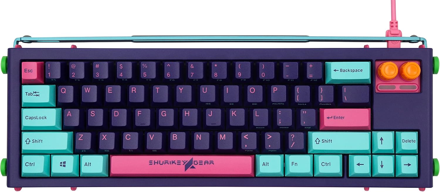 Shurikey Hanzo 001 65% Wireless Mechanical Gaming Keyboard with Varmilo EC V2 Moxa Switch T519099