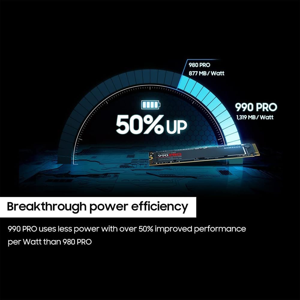 Samsung 990 PRO 2TB PCIe 4.0 NVMe SSD (2-Pack) T586