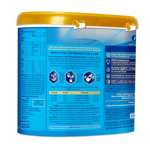 Enfamil Optimum Baby Formula with DHA and Lactoferrin, 20.5 Oz V6439