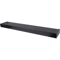Hillman 515614 Modern Flat Floating Shelf Holds 25 Pounds 36 inch Black