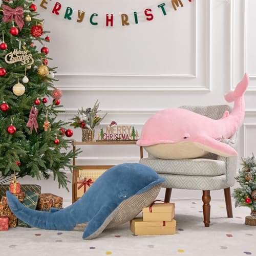 Tezituor 51 inch Giant Whale Shark Stuffed Animal Plush Pillow M152089