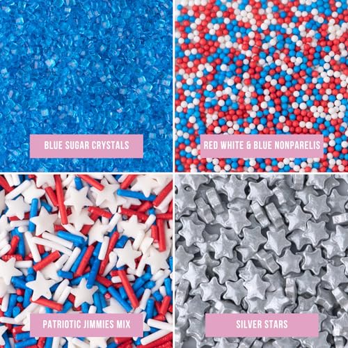 Sweets Indeed Christmas Sprinkles Mix 10.9 oz Holiday Blend O12924