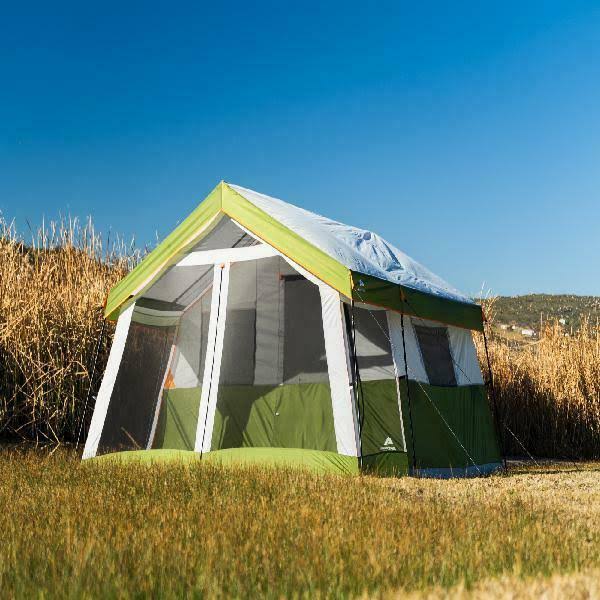 Ozark Trail 8-Person Family Cabin Camping Tent with Screen Porch J541