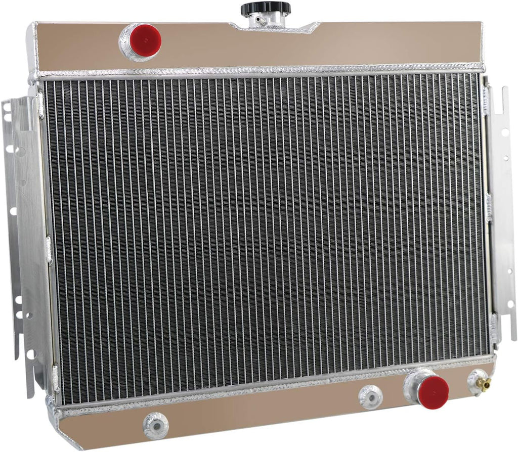 ALLOYWORKS 3 Row Core All Aluminum Radiator for 1963-1968 Chevy Impala Chevelle Camino Q509