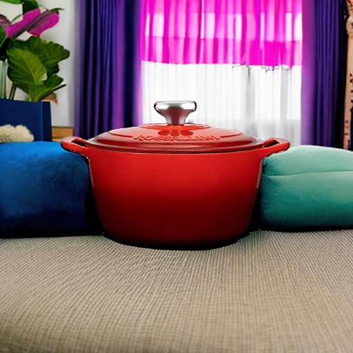 Signature Enameled Cast Iron Dutch Oven 5.5Q with Lid, Oyster Grey A277