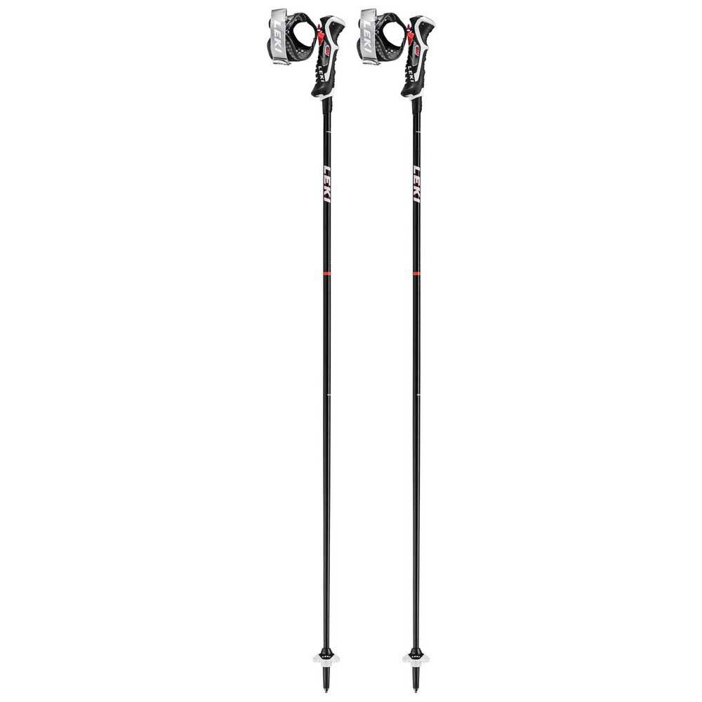 Leki Carbon 14 3D Ski Poles Black/Red 135cm F1675
