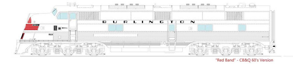 Kato 176-5404-dcc N Scale Chicago Burlington & Quincy E5A #9912a DCC I816725