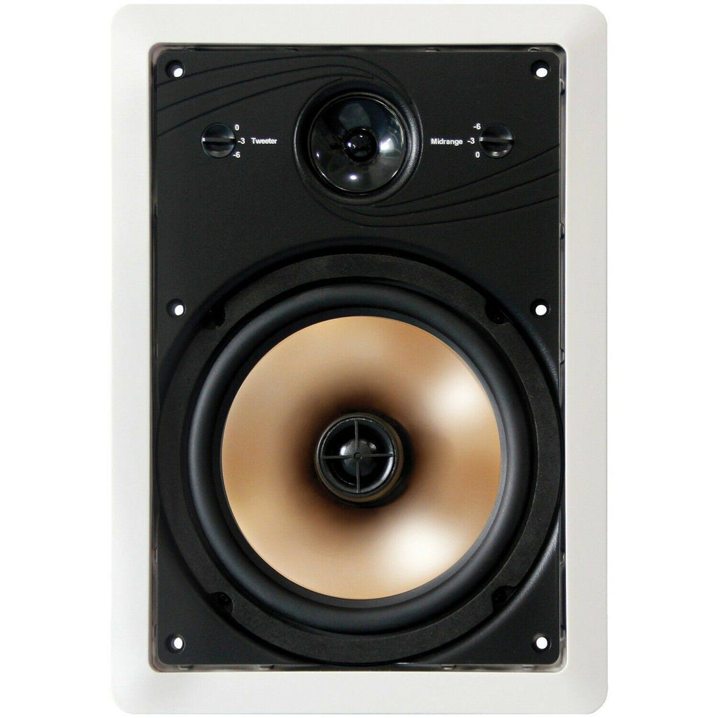 Bic America HT8W 3-Way Acoustech In-Wall Speakers A7247
