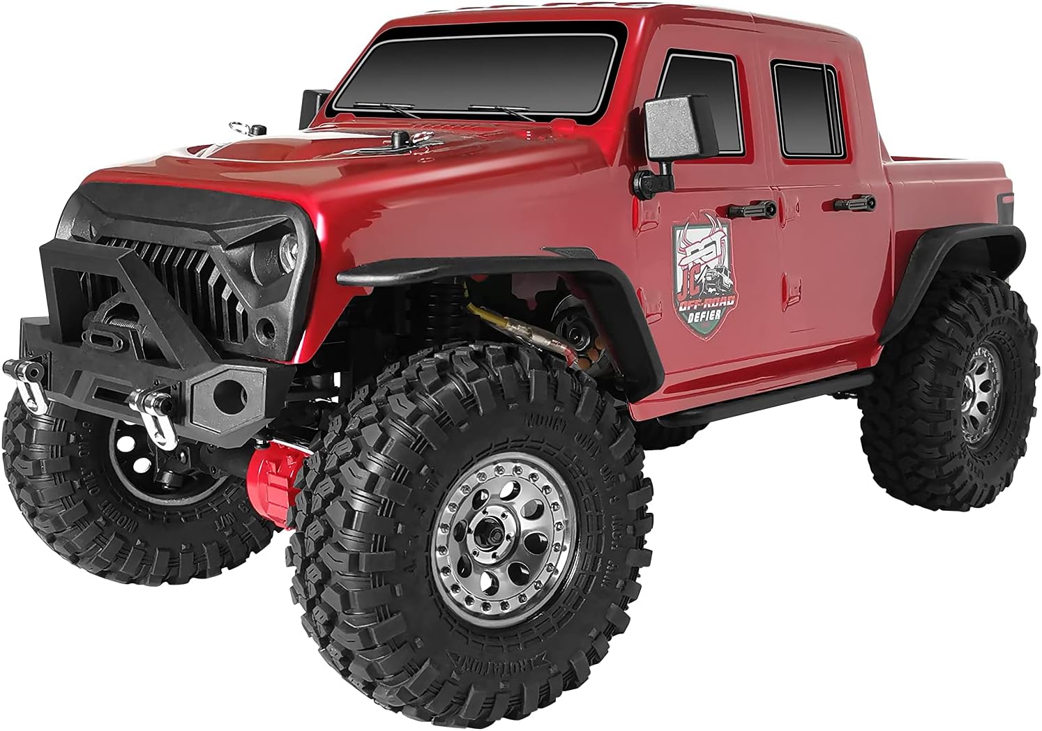 RGT RC Crawlers EX86100-JC RTR 1/10 4WD Monster Truck Rock Crawler for Adults, Gray J206