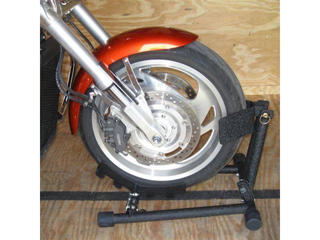 Baxley Trailer Adjustable Self-Locking Motorcycle Wheel Chock E326