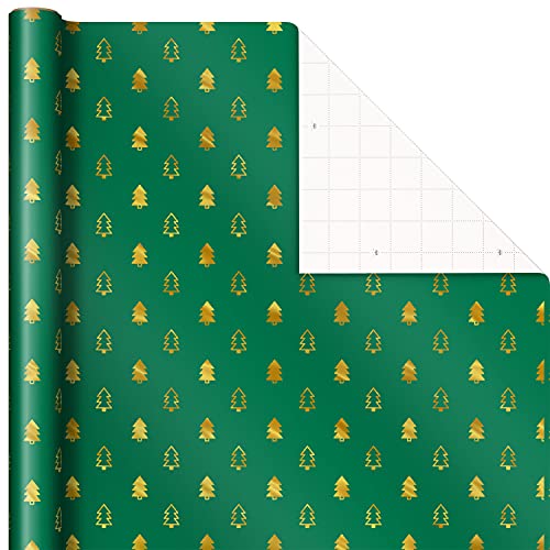 Hallmark Red Green Gold Christmas Wrapping Paper Set with Bows, Ribbon & Gift Tags C86717