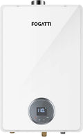FOGATTI 7.5 GPM Natural Gas Tankless Water Heater On Demand Hot Water Heater Indoor Tankless Water Heater for Shower