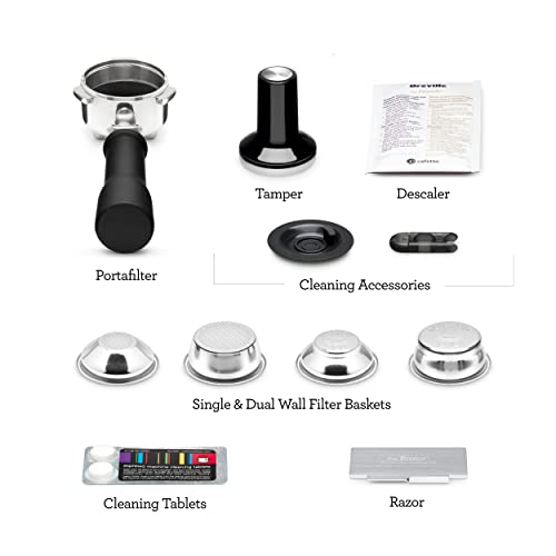 Breville Bambino Plus Espresso Machine BES500BSS, Brushed Stainless Steel U564