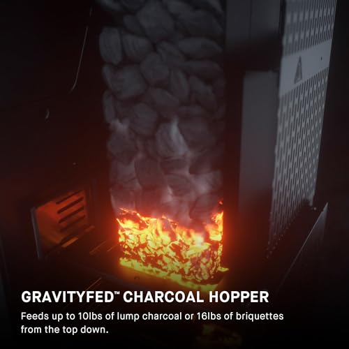 Masterbuilt Gravity Series 800 Digital Charcoal Grill and Smoker, Black M23582