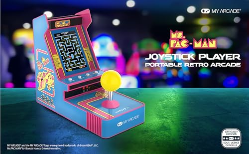 My Arcade Pac-Man Joystick Player Retro Gaming Console I562