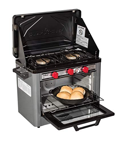 Camp Chef Deluxe Outdoor Camp Oven - Stainless Steel, Charcoal Gray X464