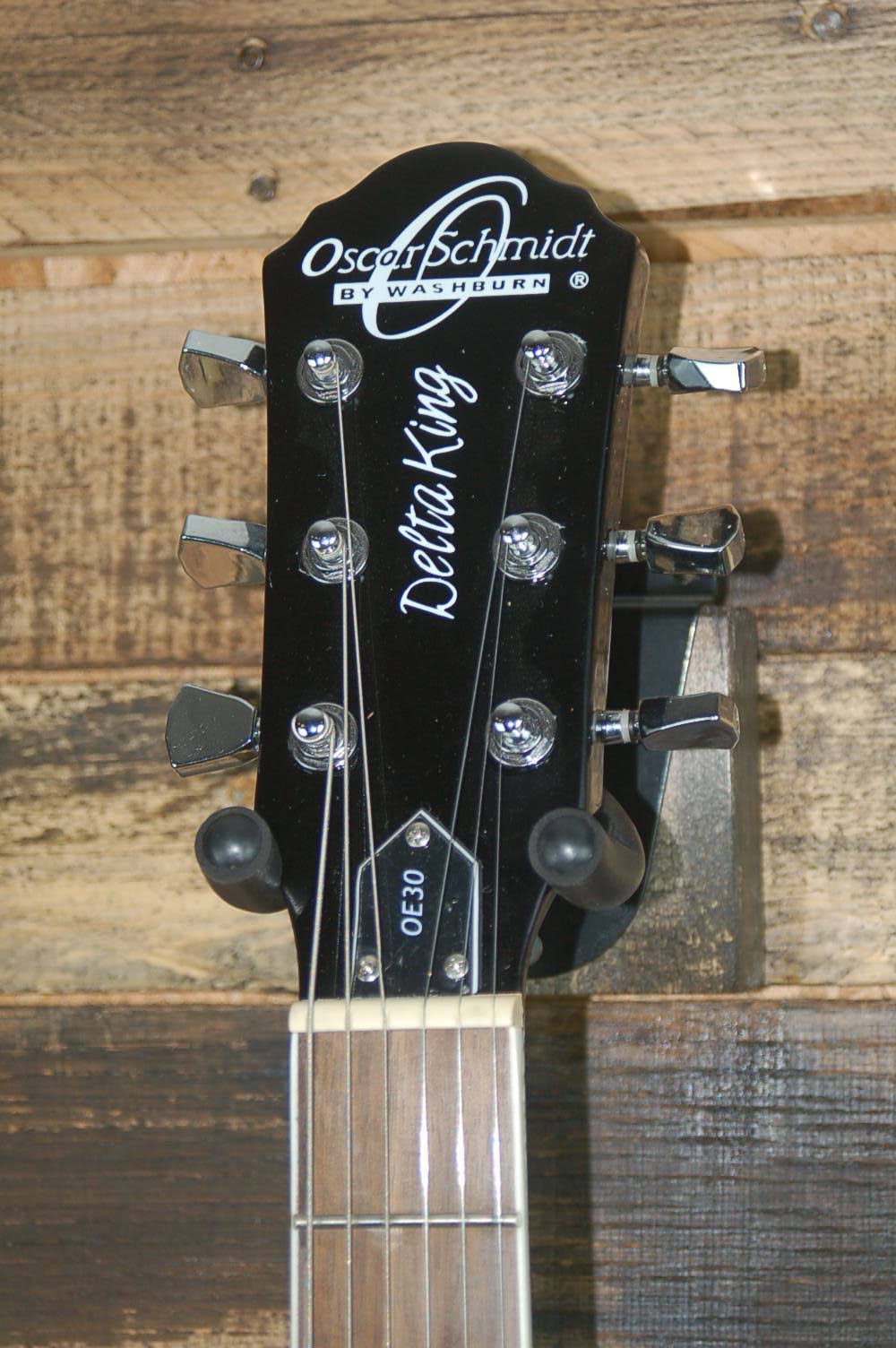 Oscar Schmidt OE30TS Semi Hollowbody Electric Guitar Sunburst V302