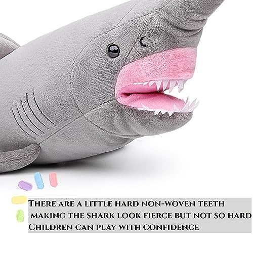 FRANKIEZHOU Goblin Shark Plush Toy 26in Lifelike L764