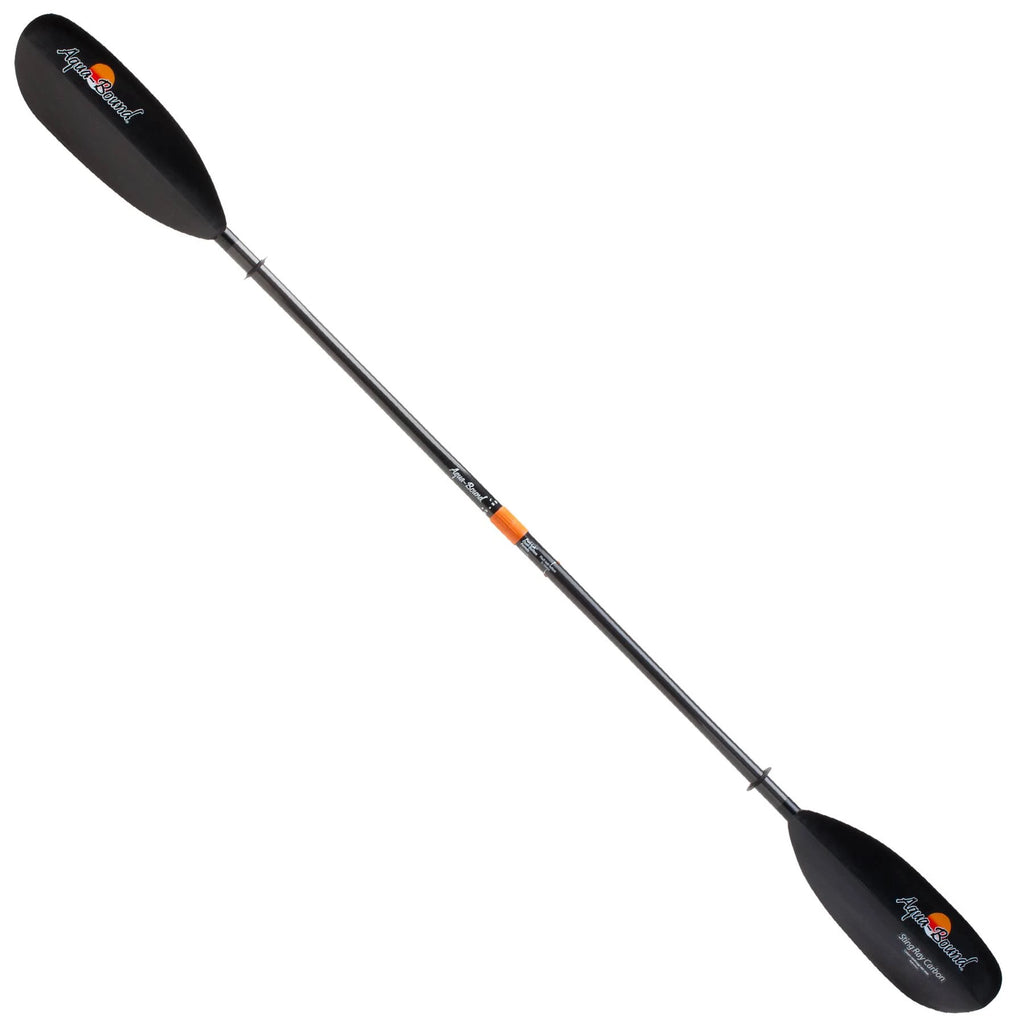 Aqua-Bound Sting Ray Carbon Kayak Paddle Small 2-Piece Posi-Lok Black W82080