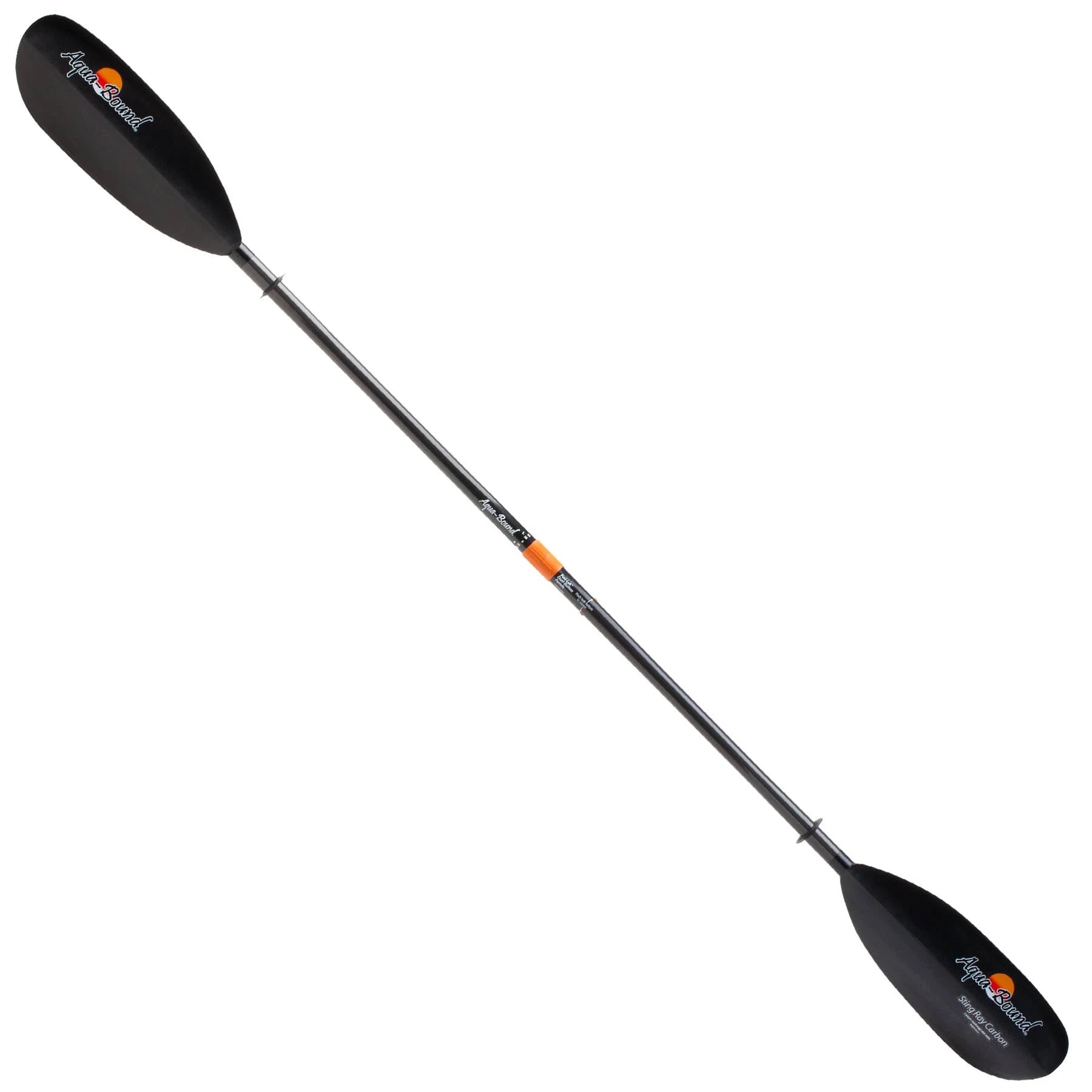 Aqua-Bound Sting Ray Carbon Kayak Paddle Small 2-Piece Posi-Lok Black W82080