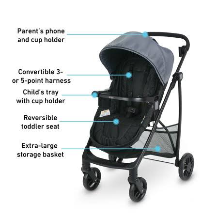 Graco Modes Essentials Travel System with SnugRide 30 Infant Car Seat D682