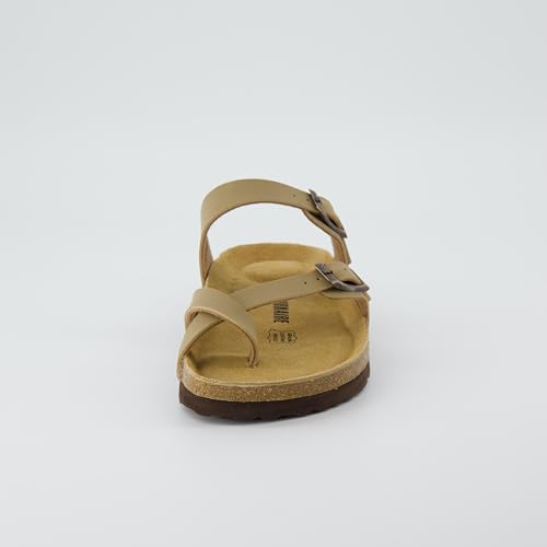 CUSHIONAIRE Women's Luna Cork Footbed Sandal I795