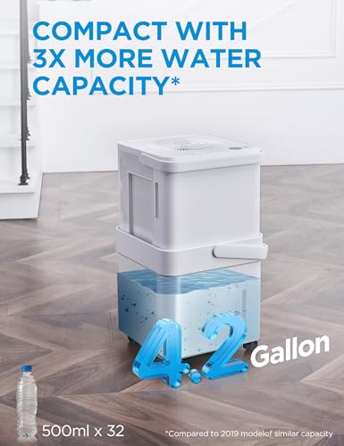 Midea Cube Dehumidifier with Drain Hose, Smart Control L67020