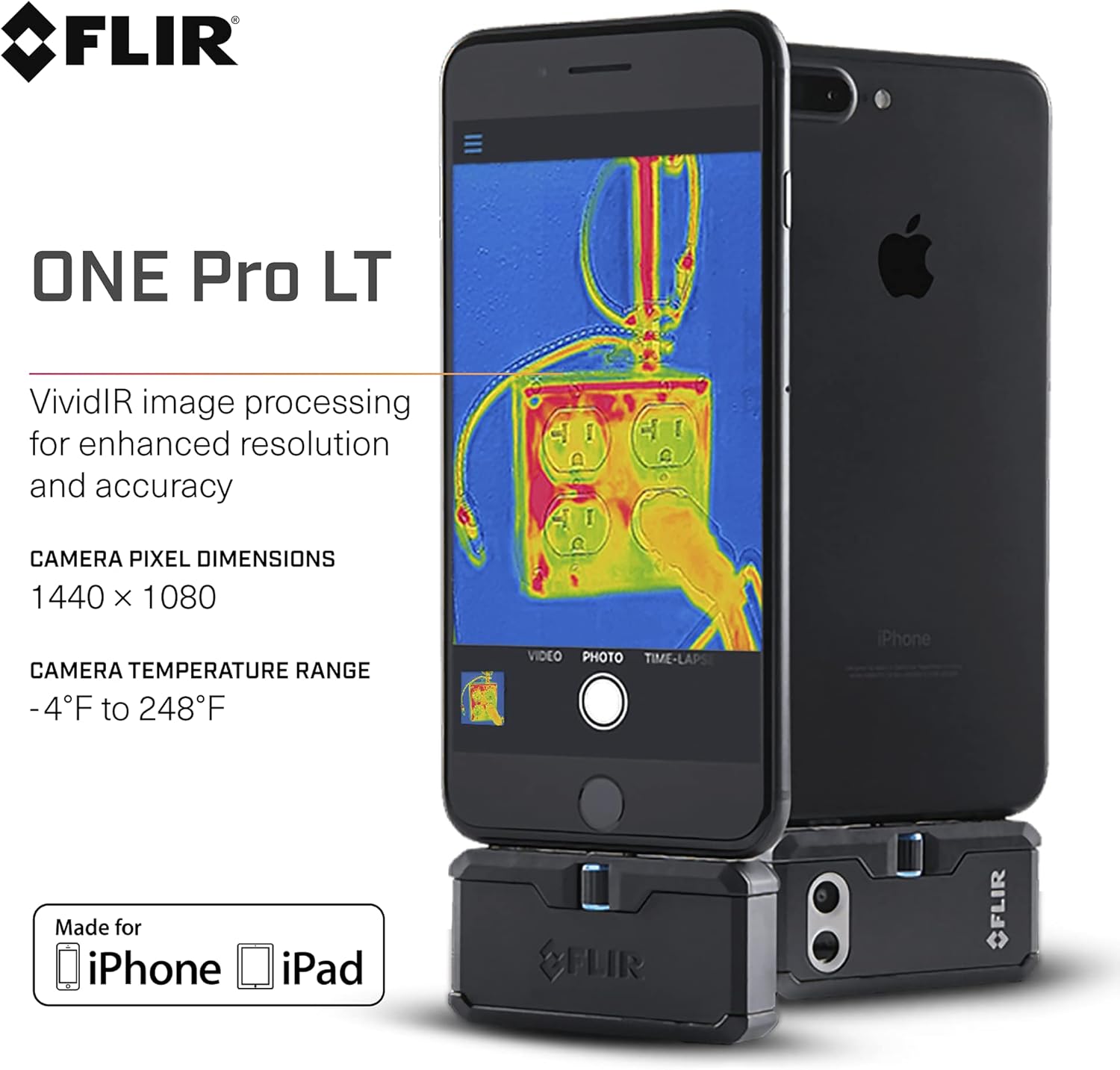 FLIR One Pro LT iOS Thermal Camera for Smartphones V4332