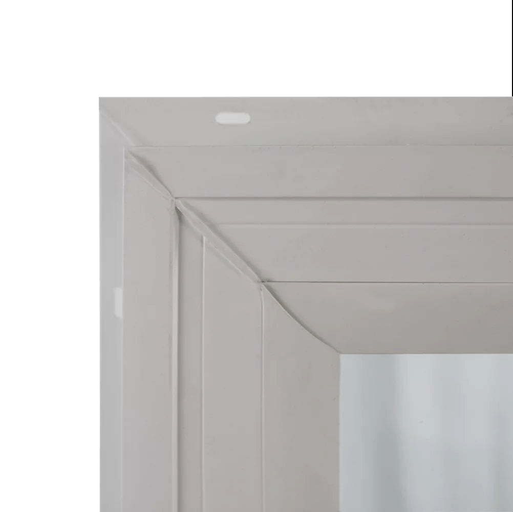 Double Pane Transom Window 72" x 10" with Grids Vinyl Low-E Glass F996