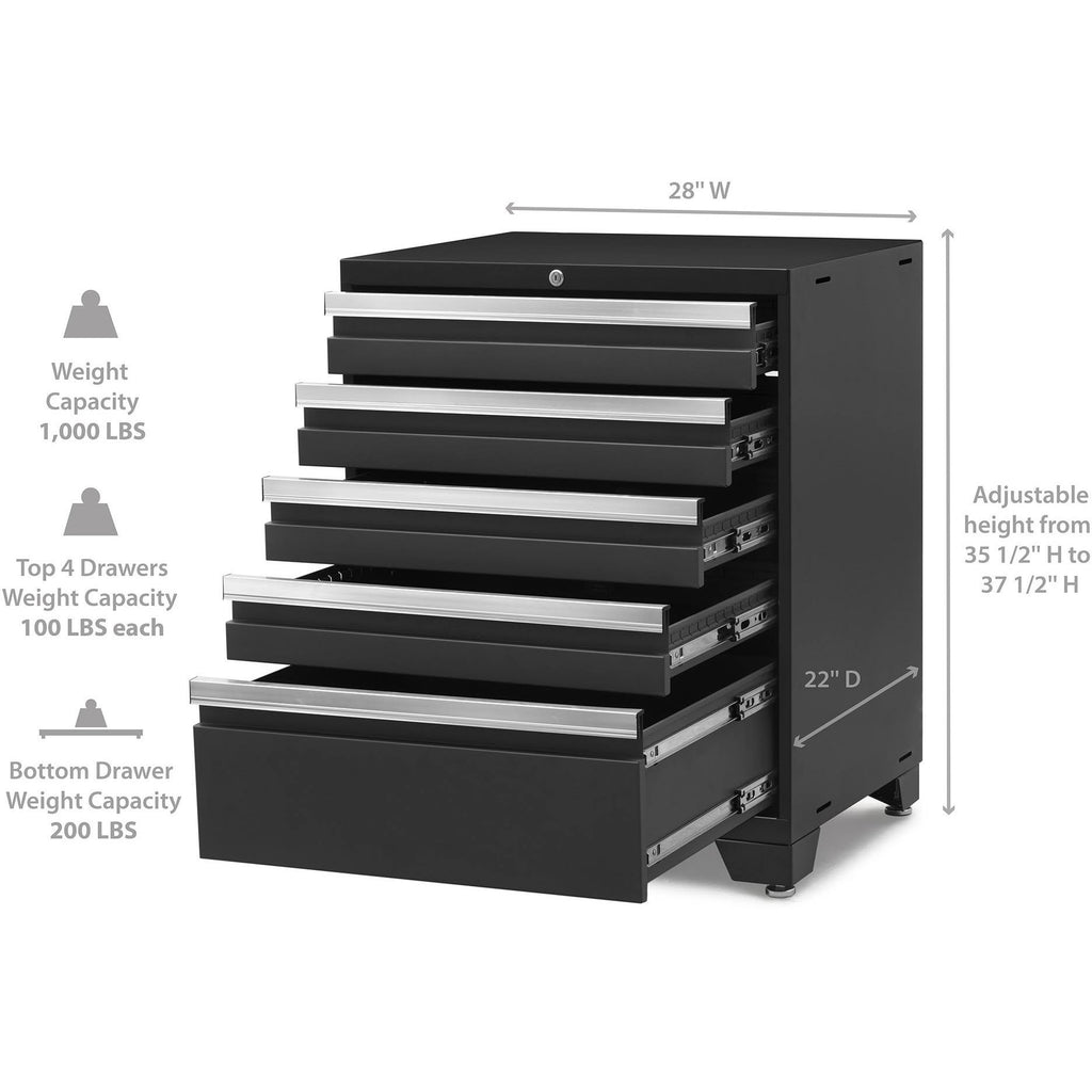 NewAge Products Pro 3.0 Series 5-Drawer Tool Cabinet I4454