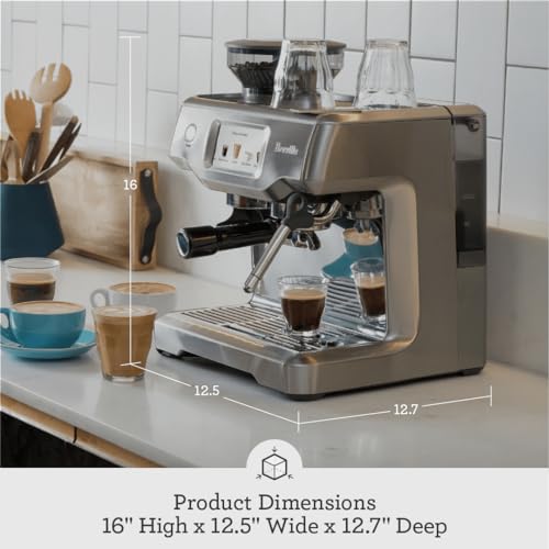 Breville Barista Touch Espresso Machine BES880BSS, Brushed Stainless Steel Y6746