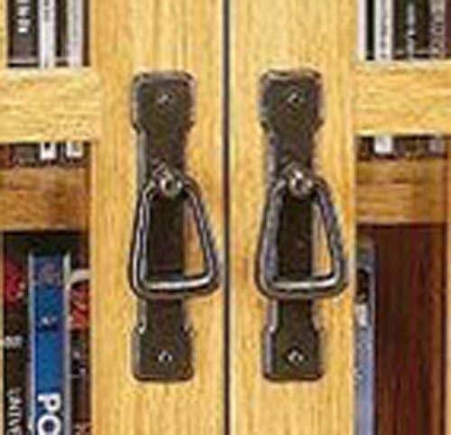 Leslie Dame Enterprises M-371 Mission Style Oak Multimedia Storage Cabinet G566