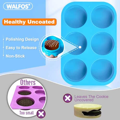Silicone Mold for Baking, Half Sphere Chocolate Cake Jelly Mold (2 Packs) L40364