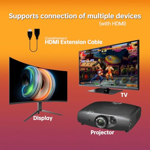 Wireless Retro Game Console with 20,000+ Games, 4K HDMI, 64GB Black C7917