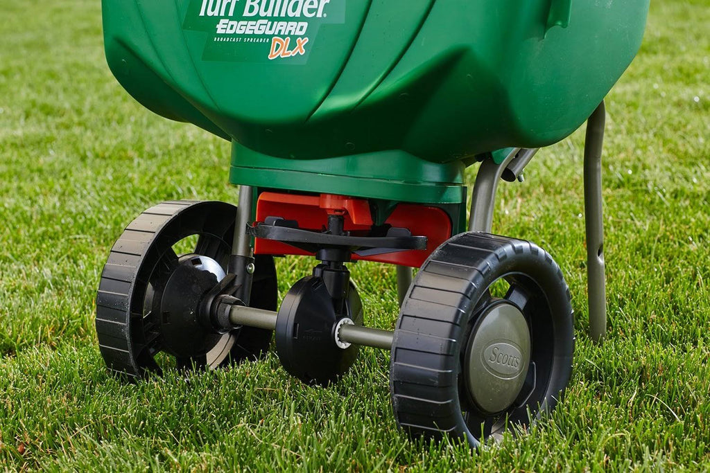 Scotts Turf Builder Pro EdgeGuard Deluxe Broadcast Spreader R31674